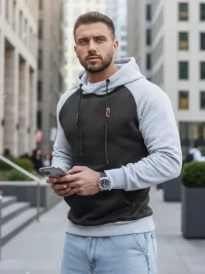Мъжки суичър DSTREET BX5935 ЧЕРЕН
