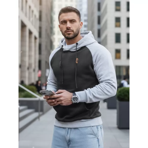  Мъжки суичър DSTREET BX5935 ЧЕРЕН 