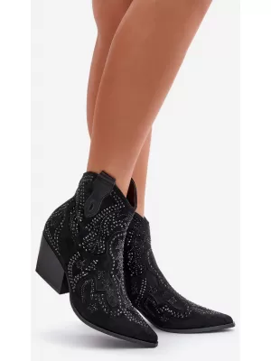 Дамски обувки на ток BOTO 9676A ЧЕРЕН