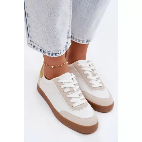  Дамски кецове BIG STAR SHOES TT274310 БЯЛО 