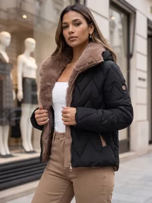 Дамско яке DSTREET TY6083 ЧЕРЕН
