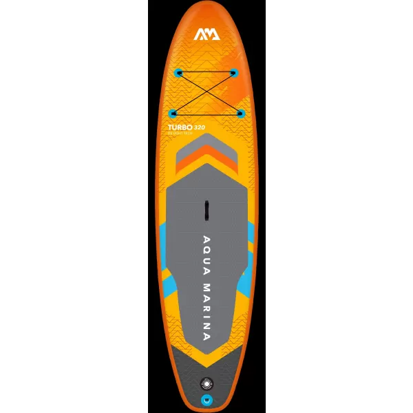  Падълборд с мотор AQUA MARINA GO Turbo 320 ЖЪЛТО СИВО 