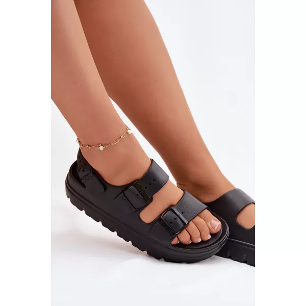  Дамски сандали BIG STAR SHOES TT274A031 ЧЕРЕН 