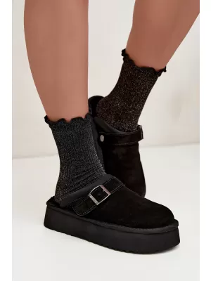 Дамски снежни човеци BIG STAR SHOES UU274698 ЧЕРЕН