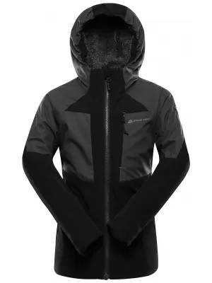 Детско яке ALPINE PRO TEMUNO ЧЕРЕН