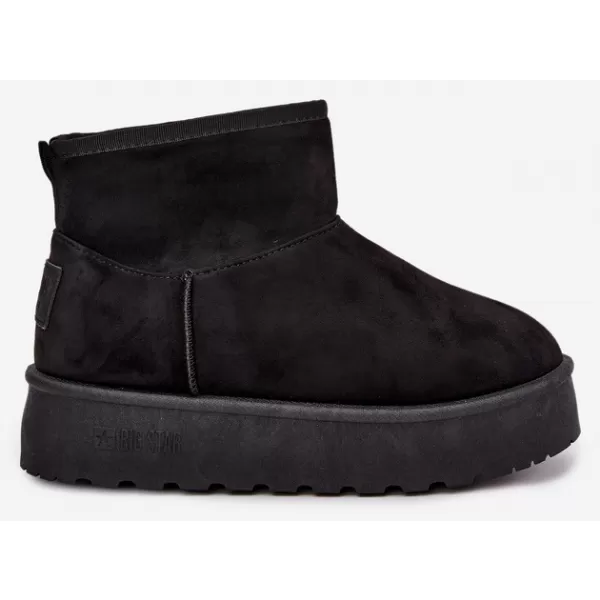  Дамски снежни човеци BIG STAR SHOES UU274222 ЧЕРЕН 