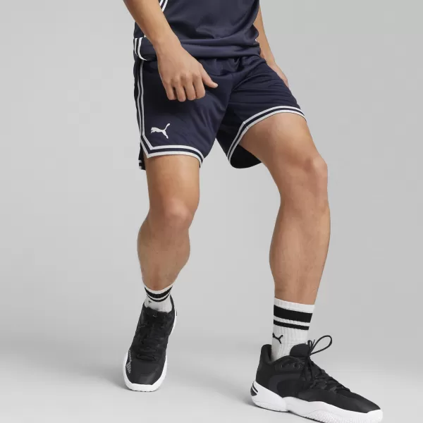  Мъжки шорти PUMA HOOPS TEAM GAME SHORT 676629-03 ПУМА ФЛОТ 
