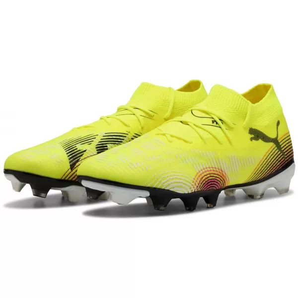  Футболни обувки PUMA FUTURE 8 MATCH FG/AG 108140-03 ЖЪЛТО/ЧЕРНО/УДАРЕНО ОТ СЛЪНЦЕ 