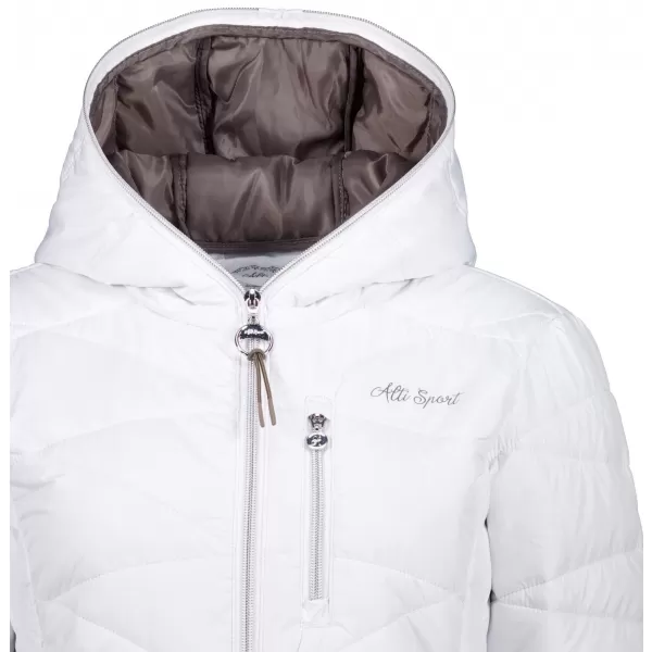  Дамско зимно яке ALTISPORT IVORY БЯЛО 