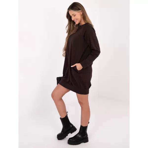 Рокля BASIC FEEL GOOD RV-TU-5184.93P ТЪМНО КАФЯВО 