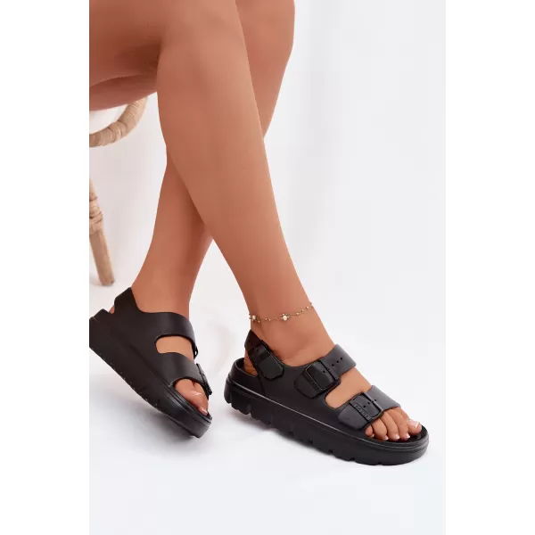  Дамски сандали BIG STAR SHOES TT274A031 ЧЕРЕН 
