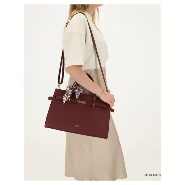  Пазарска чанта CHARM LONDON The Hamptons W01592 Bordeaux red ЧЕРВЕНО БОРДО 