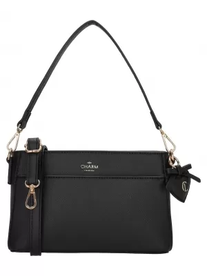 Дамска чанта CHARM LONDON Cambridge W01060 Black ЧЕРЕН