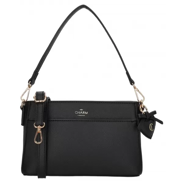  Дамска чанта CHARM LONDON Cambridge W01060 Black ЧЕРЕН 