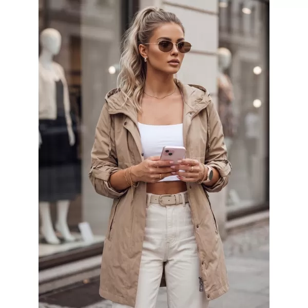  Дамско яке DSTREET TY5808 БЕЖОВО 