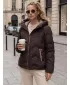 Дамско яке DSTREET TY5944 КАФЯВО