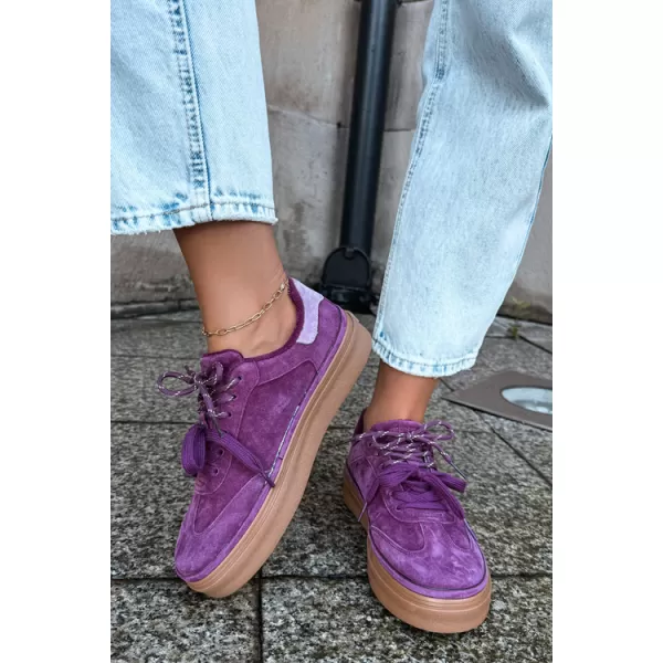  Дамски кецове BIG STAR SHOES UU274772 ЛИЛАВИ СЕНКИ 