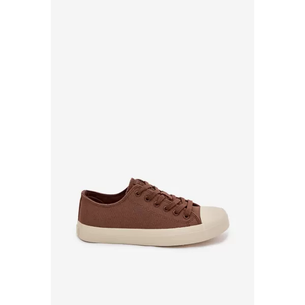  Дамски кецове BIG STAR SHOES TT274123 КАФЯВО/БЕЖОВО 