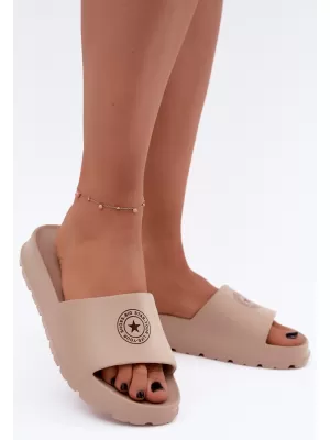 Дамски чехли BIG STAR SHOES UU274074 НЮАНСИ НА КАФЯВО И БЕЖОВО
