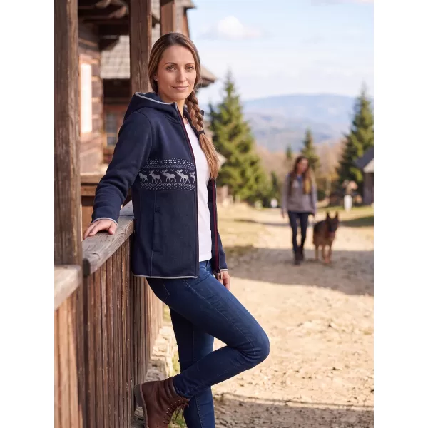  Дамски топъл пуловер ALPINE PRO NORESA ЛУНЕН ОКЕАНСКИ ВАРИАНТ PA 