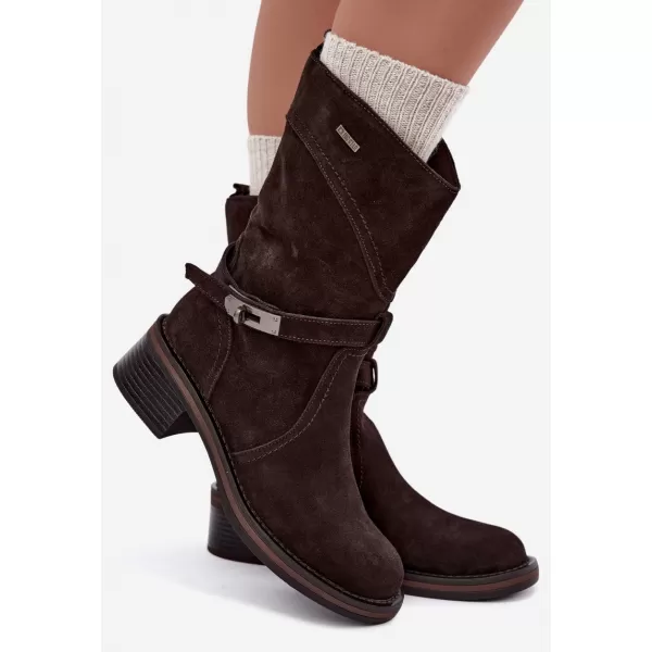  Дамски обувки BIG STAR SHOES UU274609 КАФЯВО/БЕЖОВО 