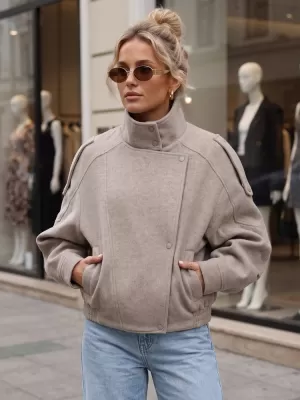 Дамско яке DSTREET TY6033 КАКИ