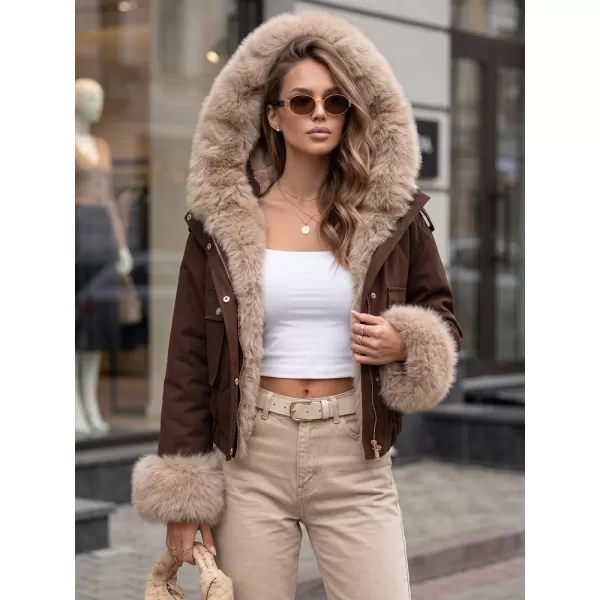  Дамско яке DSTREET TY5836 КАФЯВО 