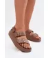 Дамски сандали BIG STAR SHOES TT274A035 КАФЯВО/БЕЖОВО