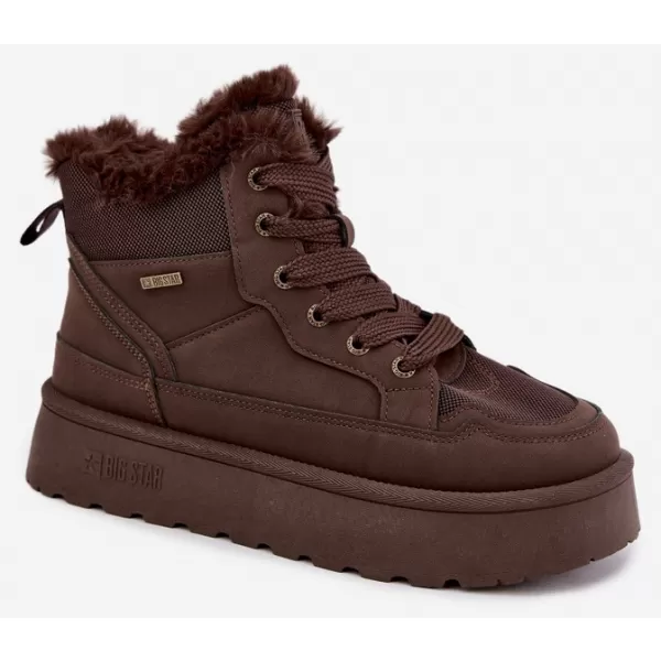  Дамски обувки BIG STAR SHOES UU274168 КАФЯВИ/БЕЖОВИ СЕНКИ 