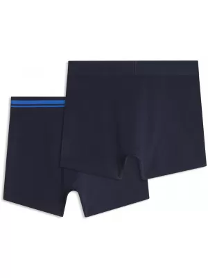 Мъжки боксерки PUMA MEN EVERYDAY PLACED LOGO BOXER 2P 93847619 МОРСКО/СИНЬО