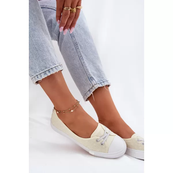  Дамски кецове LEE COOPER LCW-25-31-3445L БЕЖОВО 
