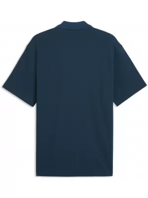 Мъжка тениска с яка PUMA WARDROBE ESS PIQUE RELAXED POLO 62965736 СРЕДНОЩЕН БЕНЗИН