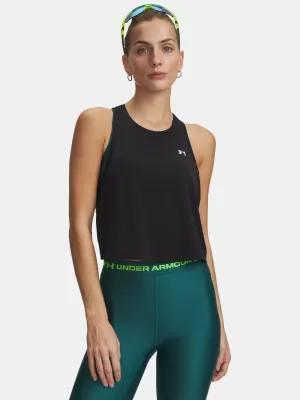 Дамски потник UNDER ARMOUR TECH SPORT MESH CROP TANK 6011229-001 ЧЕРЕН