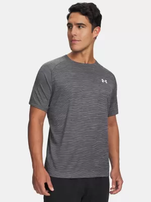 Мъжка тениска UNDER ARMOUR TECH TEXTURED SS 1382796-026 СИВО