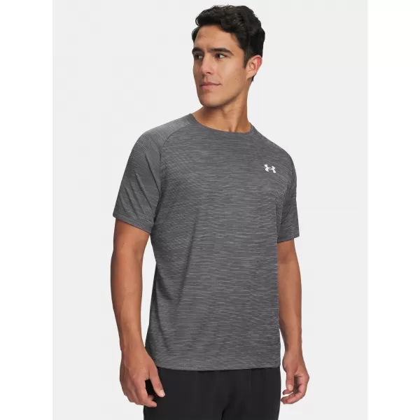  Мъжка тениска UNDER ARMOUR TECH TEXTURED SS 1382796-026 СИВО 