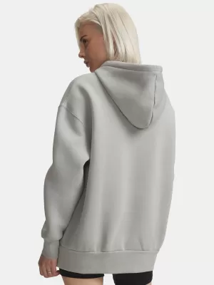 Дамски суичър UNDER ARMOUR ICON FLEECE OS HOODIE 1379495-069 СИВО