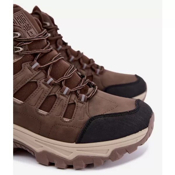  Мъжки обувки BIG STAR SHOES UU174316 КАФЯВИ/БЕЖОВИ СЕНКИ 