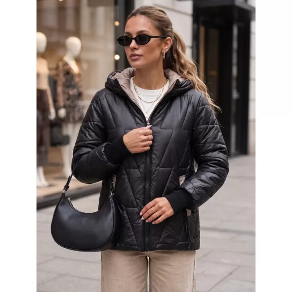  Дамско яке DSTREET TY5786 ЧЕРЕН 