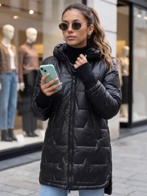 Дамско яке DSTREET TY5787 ЧЕРЕН