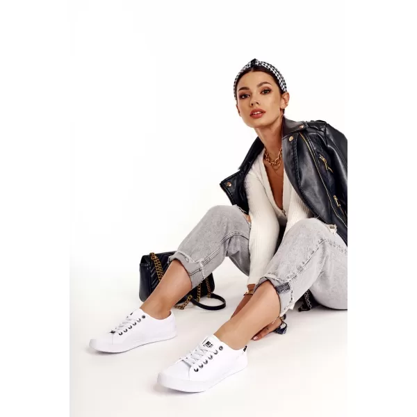  Дамски кецове BIG STAR SHOES W274835 БЯЛО 