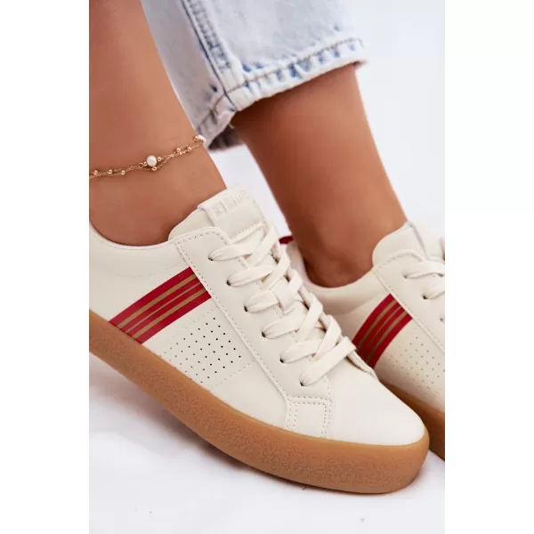  Дамски кецове BIG STAR SHOES TT274307 БЕЖОВО 