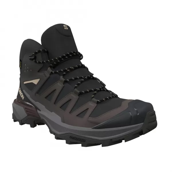  Мъжки обувки SALOMON X ULTRA 360 MID GORE-TEX L45473200 ЧЕРНА/ТЪМНА ЧАЙКА СИВА/ТЪМНА ЗЕМЯ 