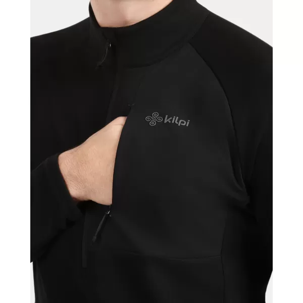  Мъжки поларен суичър KILPI MONTALE-M 1M0203KI ЧЕРЕН 