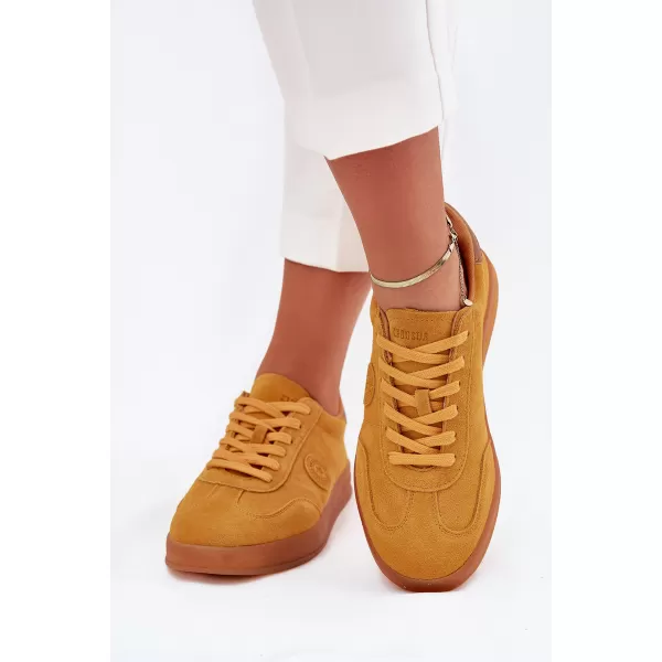  Дамски кецове BIG STAR SHOES RR274846 ЖЪЛТО/ЗЛАТНО 