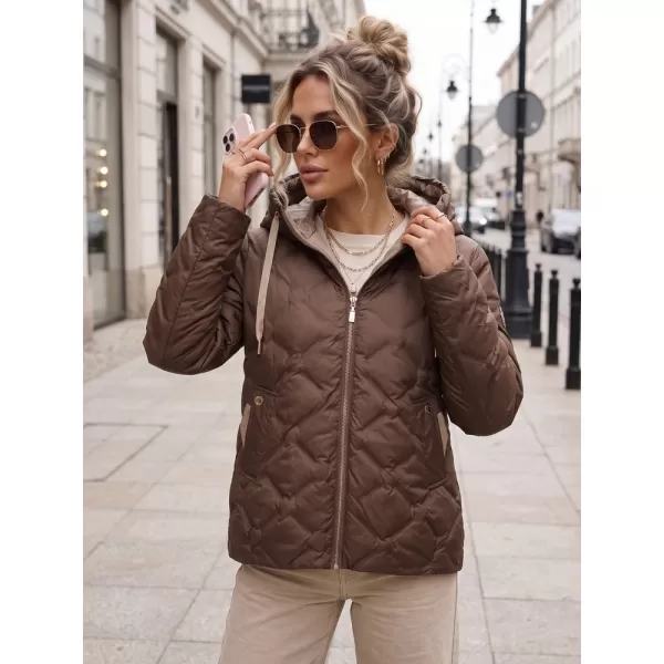  Дамско яке DSTREET TY5883 КАФЯВО 