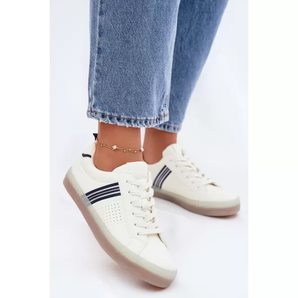  Дамски кецове BIG STAR SHOES TT274306 БЯЛО 