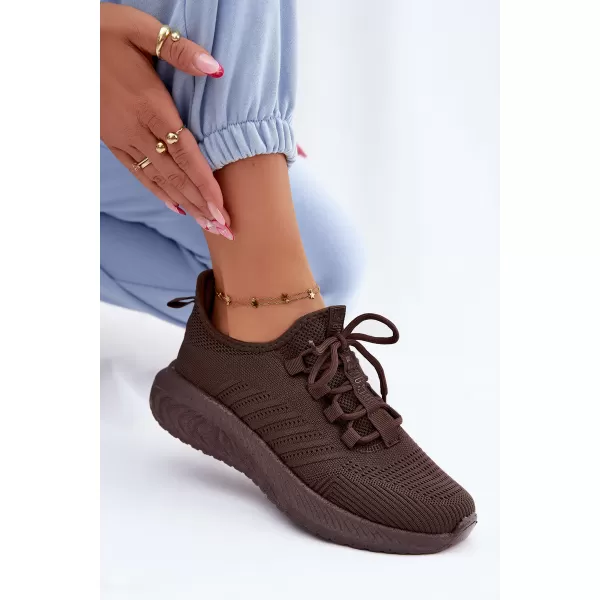  Дамски обувки BIG STAR SHOES UU274055 КАФЯВО/БЕЖОВО 