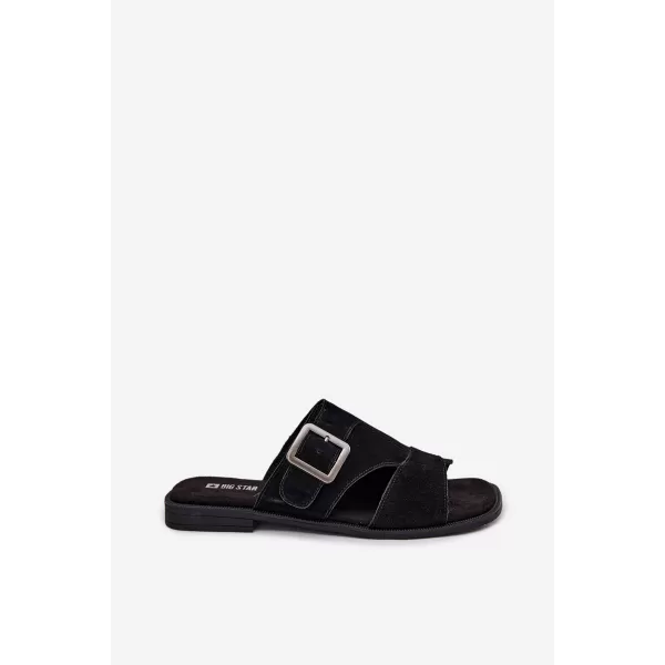  Дамски чехли BIG STAR SHOES TT274477 ЧЕРЕН 