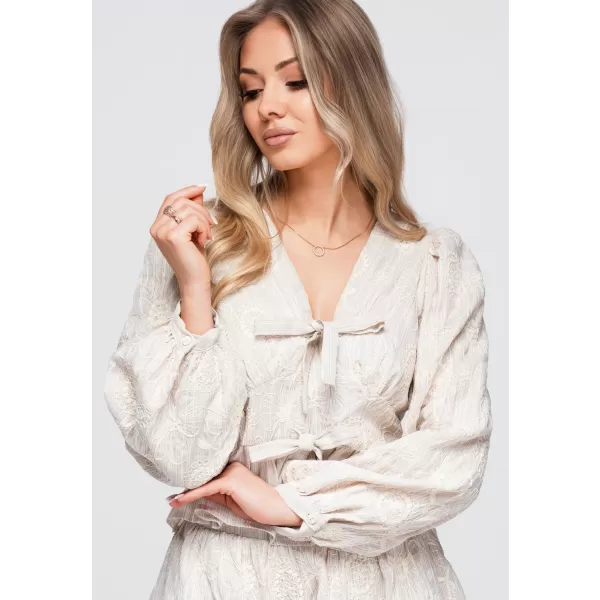  Дамска блуза OMBRE OW-TS-E0060 БЕЖОВО 