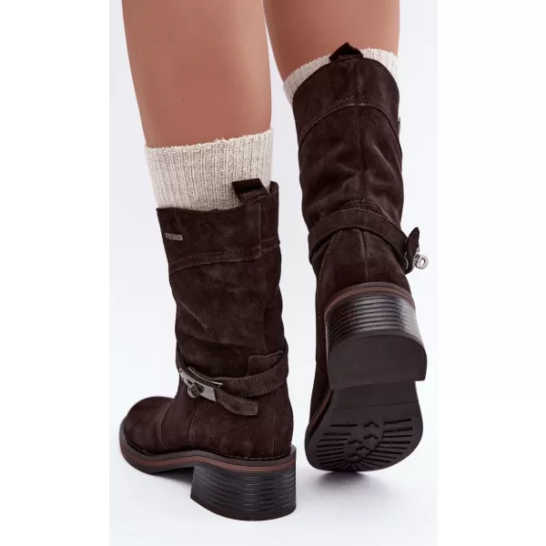  Дамски обувки BIG STAR SHOES UU274609 КАФЯВО/БЕЖОВО 